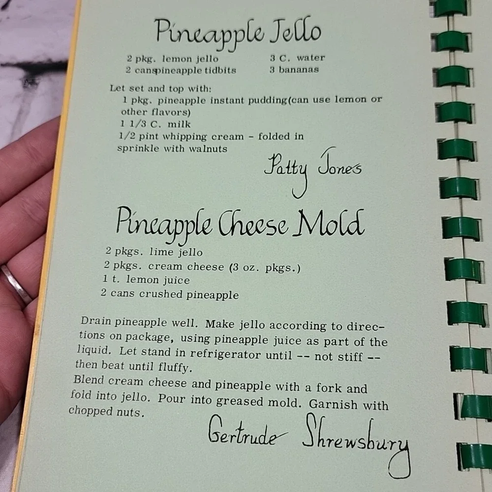 Ridgewood Recipes Todd Moss Vintage Spiral Bound Collectible Cookbook‎ Paperback